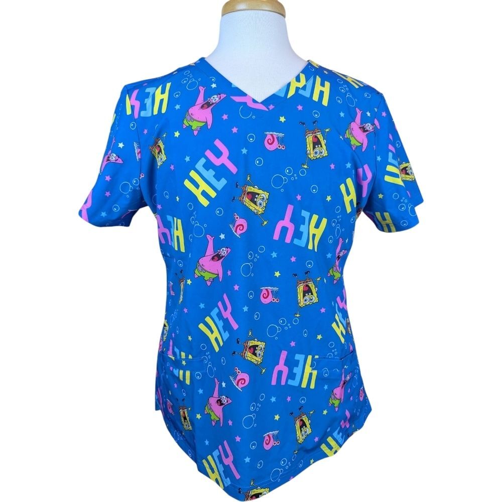 Spongebob Scrub Top In Size L